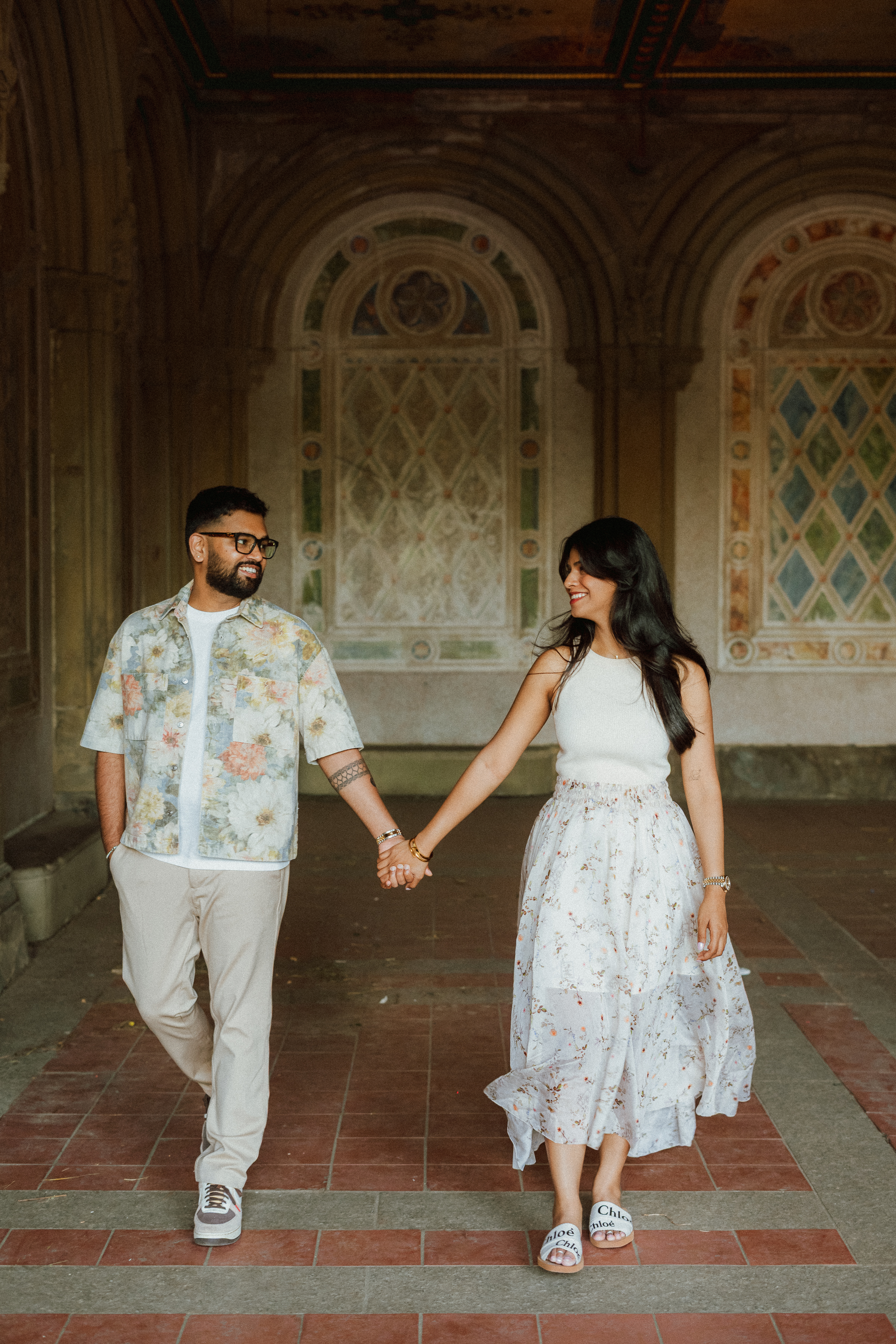 Anagha & Revanth in an editorial portrait by Aakaara Studios.